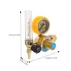 Gatuida Accurate Argon Gas Flow Control Welding Gas Regulator Argon