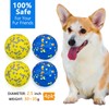 POUPUA Dog Tennis Balls for Aggressive Chewers, Indestructible Dog Balls