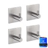 Ibergrif MK34251A - Ganci autoadesivi resistenti, per bagno o cucina,