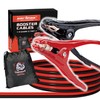 CARTMAN 4 Gauge 16 Feet Jumper Cables 300AMP Heavy Duty