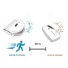 Sensor De Movimiento Con Campana Inalámbrica - Steren