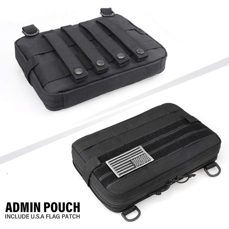 WYNEX Tactical Admin Molle Pouch, Medical EDC EMT Utility Bag