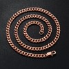 Copper Necklace for Men Women, 99.9% Pure Copper Cross Necklace,