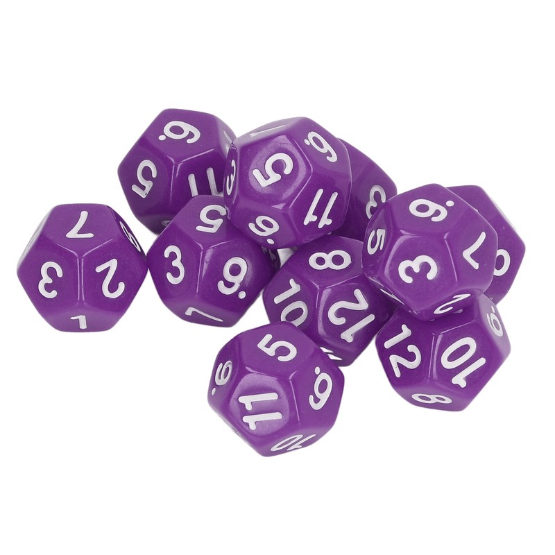 40Pcs 12 Sided Dice Set Polyhedral Dice for Family Party