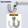 RANDOM Brass P Trap Bathroom Sink U-Shape 1-1/4 inch Sink