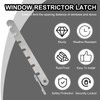 MECCANIXITY Window Restrictor Latch Window Safety Lock Stopper, Limit Stay