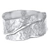 Kuzzoi Men's Ring in Textured Used Design, Band Ring Solid
