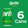 Sprite Lemon Lime Soda Soft Drinks, 7.5 fl oz, 6