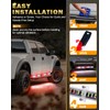 LUMENIX 70 Inch Emergency Running Board Rigid Strobe Lights Strip