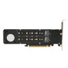 M.2 NVMe SSD Adapter Card Double Side LED Indicator High