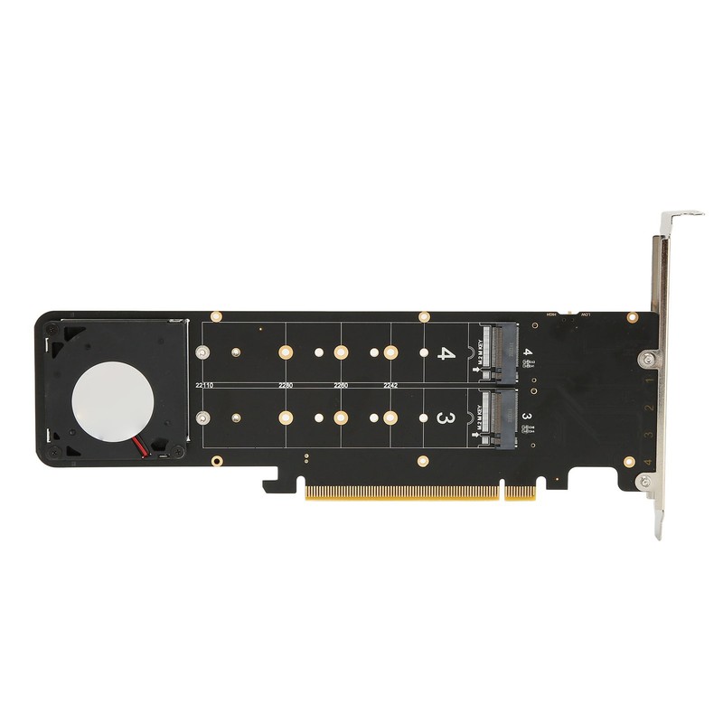 M.2 NVMe SSD Adapter Card Double Side LED Indicator High