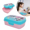 Minnie Mouse Kids Pink Lunch Box BPA-Free Plastic Food Container