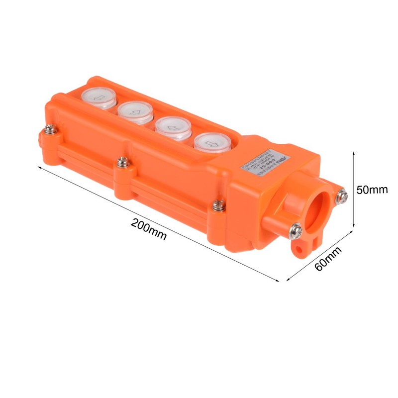 uxcell Hoist Crane Pendant Control Station Push Button Switch Up