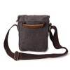 Waterproof Canvas Leather Trim DSLR SLR Shockproof Camera Shoulder Messenger