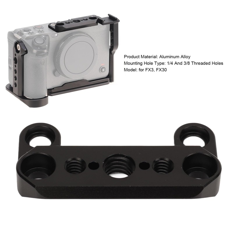 Acouto FX3 FX30 Camera Top Plate, Aluminum Alloy Photography Accessories