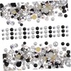 Healvian 6packs Pearl Nail Art Decals Mixed Pearl Nail Flakes