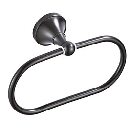 BiutimardenWall Mounted Bathroom Hardware Hand Towel Holder Brass Simple Towel Hanger Heavy Duty Towel Rack for Bath Kitchen Toilet