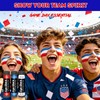 14 Pack Red White Blue Eye Black for Football, Baseball