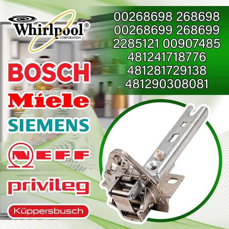 Repair kit with 3 hinges and 6 discs for the