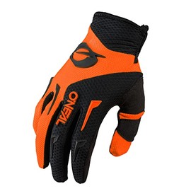 O'NEAL Men’s Motorcycle Gloves, Motocross Gloves, MX MTB DH FR Downhill Freeride, Durable and Flexible Materials, Ventilated Palm, Element Glove, orange, xxl