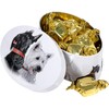 Gardiners of Scotland Handmade Fudge 120g Oval Tin, Scottie Dog