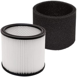 Filtro de Aspiradora para Shop Vac 90350, 90304, 90333, Filtro para Aspiradora con Cartucho de Filtro de Espuma para La Mayoría de Las Aspiradoras para Seco/Mojado de 5 Galones y Superiores