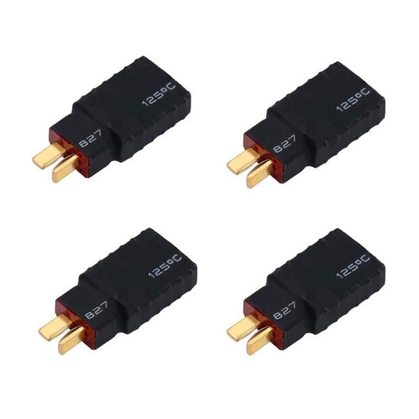 Youme Male Deans T To Female TRX Traxxas Connector Wireless Adapter RC Charger Slash E Revo (4pcs/lot)