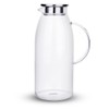Purefold 100 Ounces Large Glass Pitcher with Lid, Hot/Cold Water