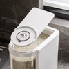 Huishun 25 Lbs Rice Container with Measuring Cup, Upgraded Built-in