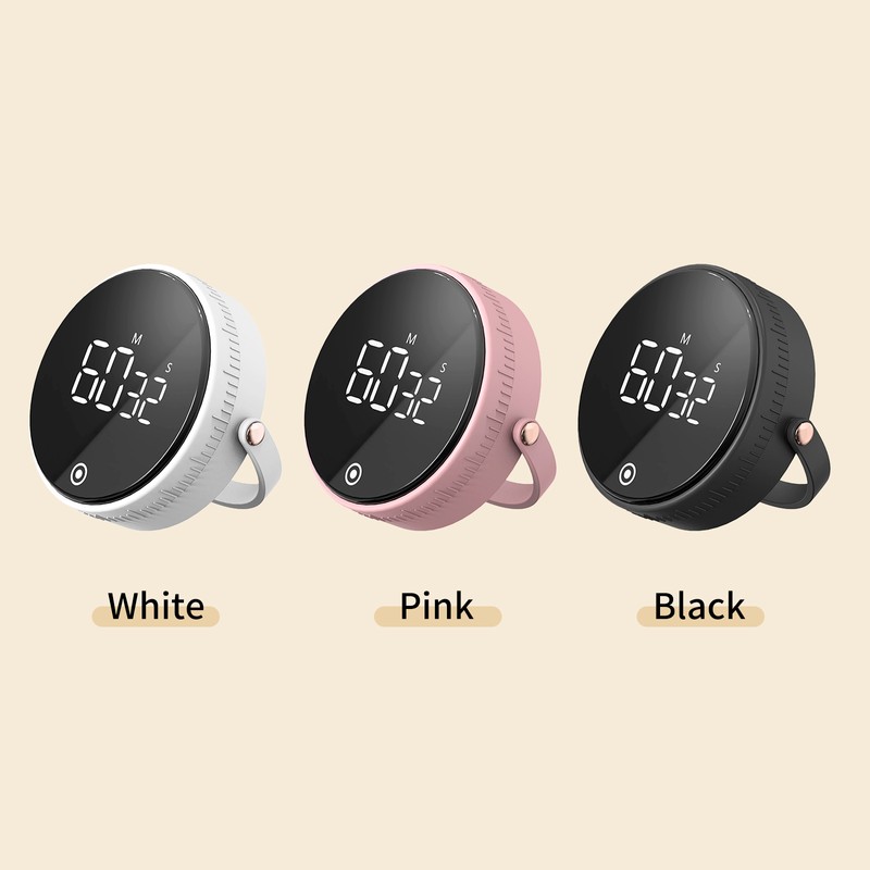 Magnet Kitchen Timer 99-Minute Digital Count Up & Countdown Timers