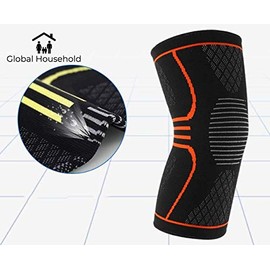Global Household Flex Plus Compression Knee Support/Brace (Medium)