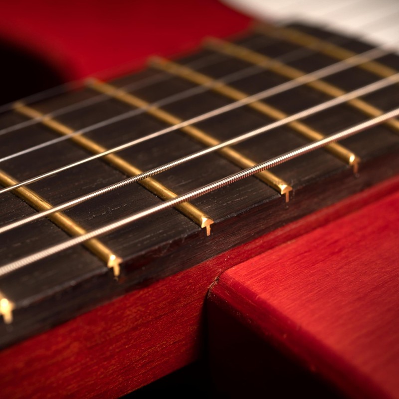 StewMac Gold Fretwire Wide/Pyramid for Guitar & Stringed Instruments, 46-foot