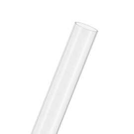 M METERXITY 1-Pack Clear Rigid Acrylic Pipe, 31mm[1.22"] ID x 35mm[1.38"] OD Plastic Round Tube for Water Cooling System/Lamps/Fountains/Aquariums/Display Stand, Acrylic Tubing [305mm/12IN]