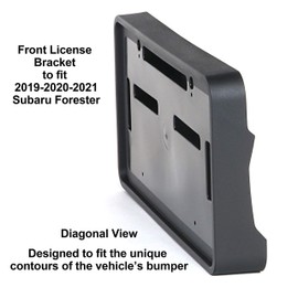 C&C CarWorx Front License Plate Bracket Mount Compatible with 2019 2020 2021 Subaru Forester