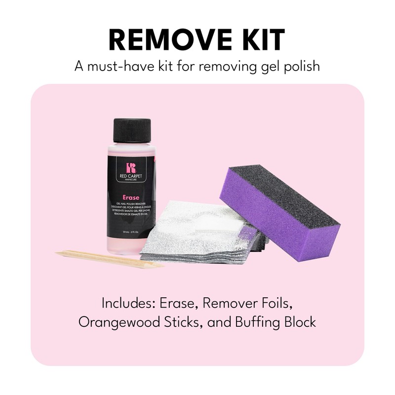 RCM Nail Gel Remove Kit for Easily and Safely Removing