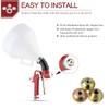 Solid Brass Texture Sprayer Orifice Tip Set, Fits Wal-Board Drywall