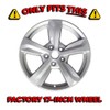 Set of 4 17" 5 Spoke Snap-On Wheel Skins for
