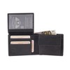 Greenburry Vintage RFID Wallet Leather Wallet Black, black, Vintage
