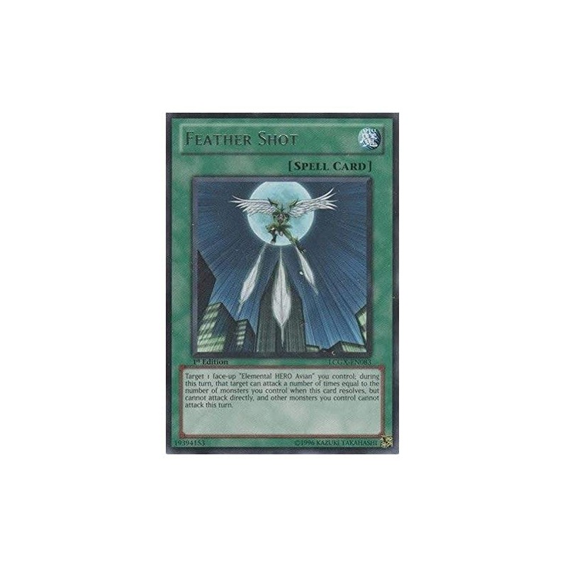 yugioh - Feather Shot LCGX-EN083 1st Edition Rare - Legendary