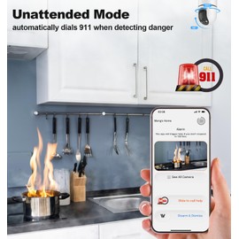 Indoor Security Camera 2 Packs, 2K 5G WiFi Baby/Pet/Dog/Nanny Cameras for Home Security, 360 PTZ Security Cameras with US Servers Phone App, 911 One-Tap Call,AI Smart Detection,2 Way Talk,Privacy Mode