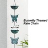 Retrome 8.5 Ft Rain Chain for Gutters Downspouts, Cups with