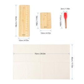 HAWOK Baguette Flipping Board Bamboo Bagutter Transfer Peel Set…