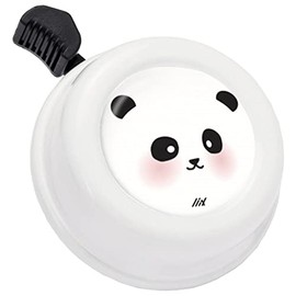 Liix Colour Bell 2021 Adorable Panda Animal Zoo Bicycle Bell for Children and Adults, Elephant Design and with Easy Assembly (White)