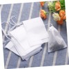 Ciieeo 100pcs Non-Woven Drawstring Tea Filter Bags for Loose Leaf