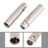 2 Pack 3 Pin XLR Male to Female Audio Microphone