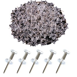 CALLYSONIC Pack of 200 push pins, push pins, push pins, can staple photos, calendars, sticky notes, reminder strips, pin boards, cork