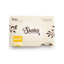 Pure Honeysuckle Premium Tealight Candles Bulk Pack - Highly Scented with Essential & Natural Oils - 24 White Tea Lights - Beautiful Candlelight - Made in The USA - Flower & Floral Collection