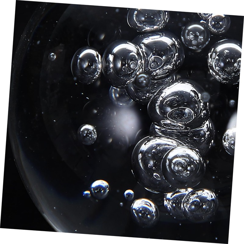 CAXUSD 2pcs Decorative Crystal Spheres Glass Orbs for Desktop and