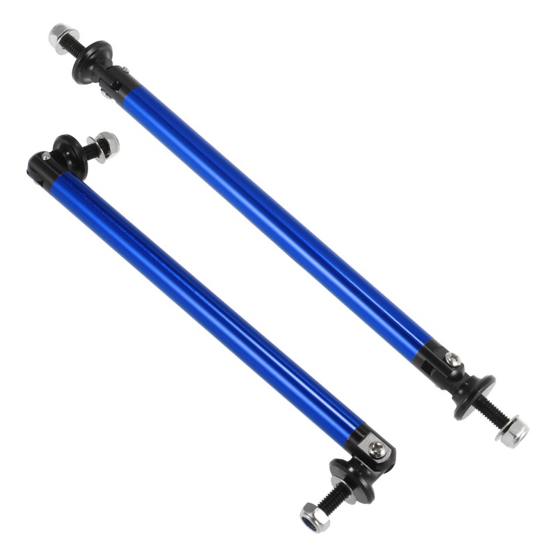 MACHSWON 2pcs Front Rear Bumper Lip Splitter Strut Rod Adjustable