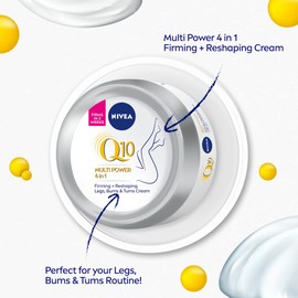 NIVEA Q10 Firming Body Cream (300ml), Hydrating Firming Body Lotion with Powerful CoQ10 to Firm the Skin, All Body Moisturiser for Beautiful Looking Skin
